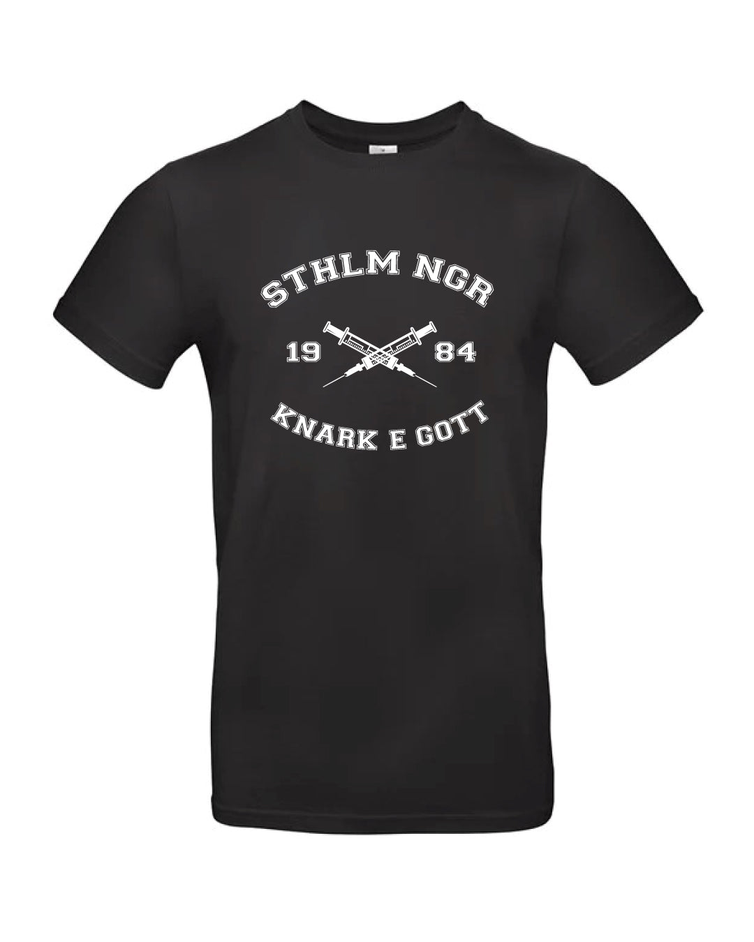 STHLM NGR T-shirt - Knark e Gott Black